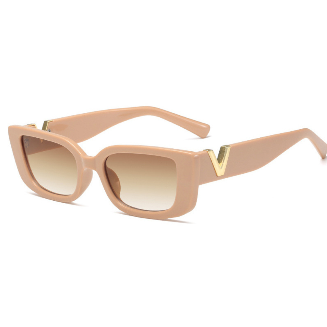Classic Rectangle Cat Eye Sunglasses