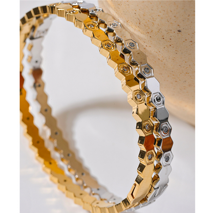 Bracelet Bangle Plated Stainless