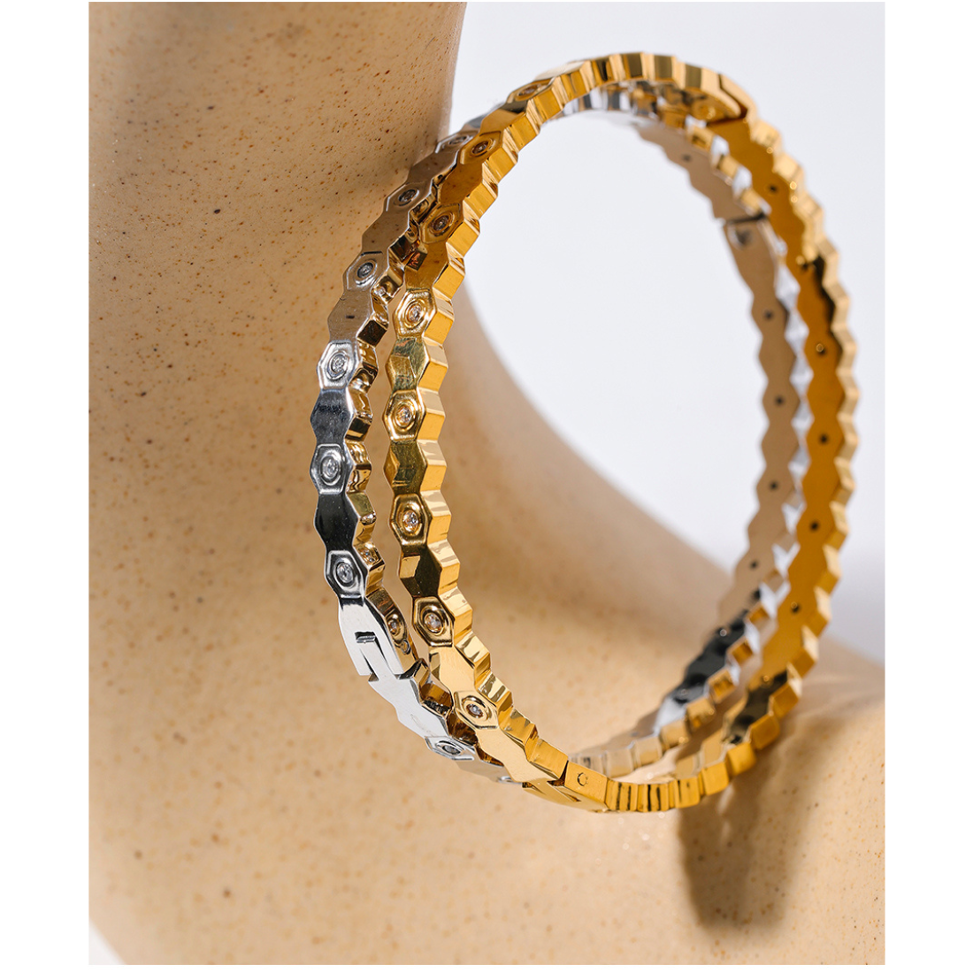Bracelet Bangle Plated Stainless