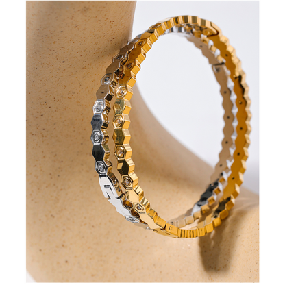 Bracelet Bangle Plated Stainless